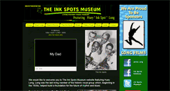 Desktop Screenshot of inkspotsmuseum.com