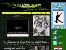 Tablet Screenshot of inkspotsmuseum.com